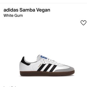 Adidas Originals Samba Vegan Cloud White Core Black Gum Sneaker